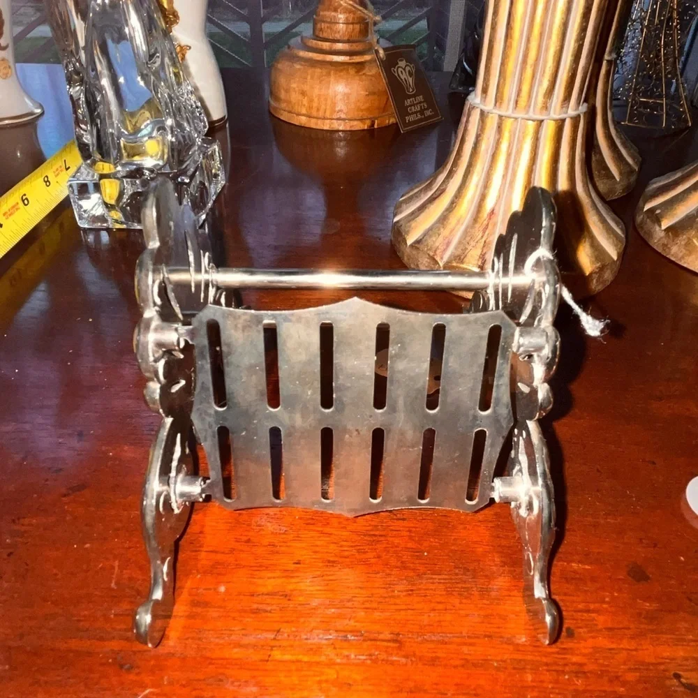 Silver Plate Knife Rest - Italy Silverplate Knife Holder - Vintage Knife Rest